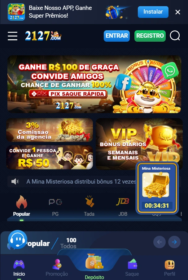 2127 cassino online confiável e seguro no Brasil